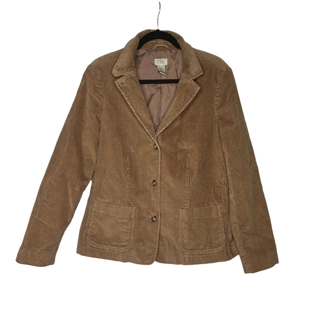 Vintage LL Bean Women's Corduroy Blazer Jacket size 14